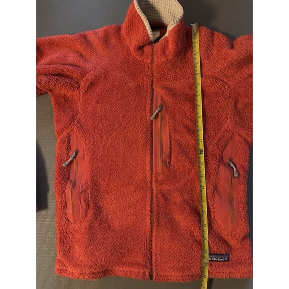 Patagonia Women’s R2 Fleece Jacket orange/red (small) #25145 - Picture 3 of 6